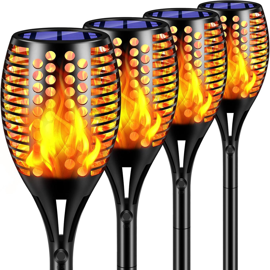43 Waterproof Flickering Flames 96 LED Solar Lights Q5583