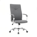 Adjustable Height Leather Office Chair with Tilt & 360 Degree Swivel H136