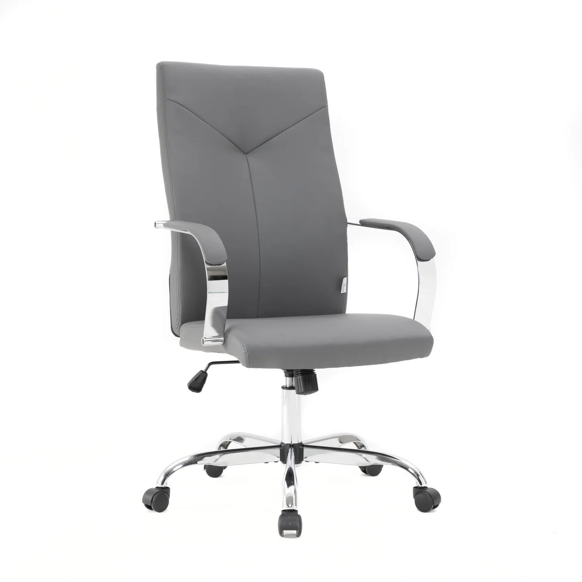 Adjustable Height Leather Office Chair with Tilt & 360 Degree Swivel H136