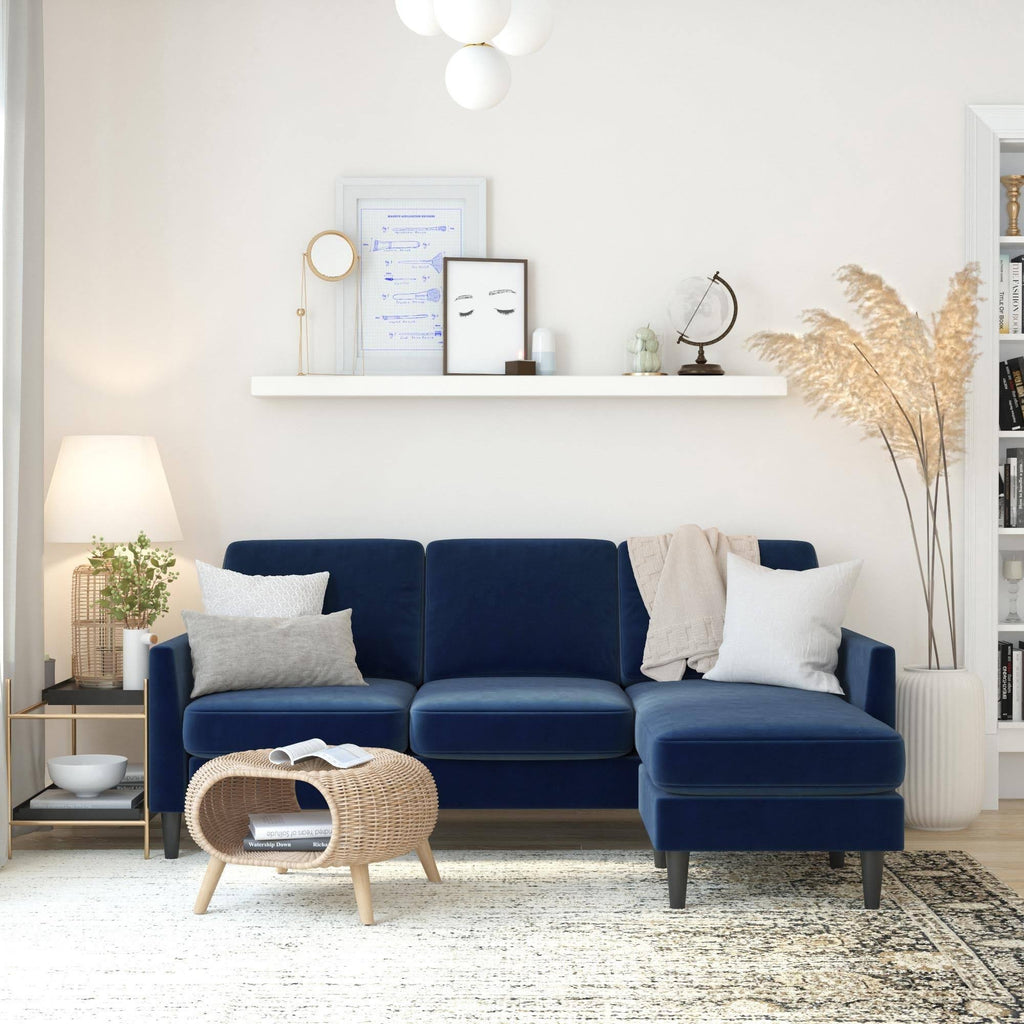 Light Gray Linen Sofa Sectional K983