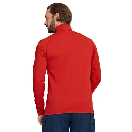 Red Recycled Polyester Midlayer O49118