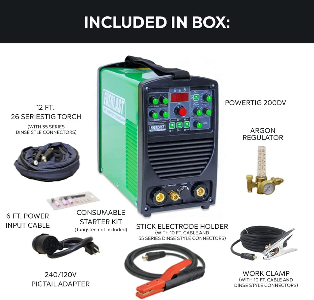 DC STICK TIG Welder 110v/220v Dual Voltage V7647
