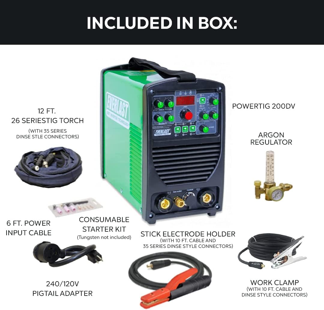 DC STICK TIG Welder 110v/220v Dual Voltage V7647