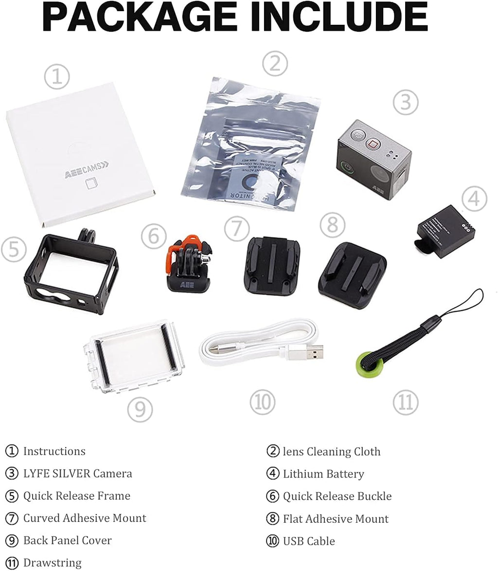 4K WiFi Waterproof Sports Action Camera O245631
