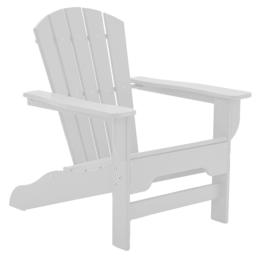White Recycled Plastic Adirondack Chair W42508