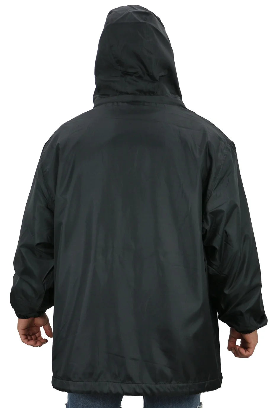 Nylon Hooded Zip Jacket Fleece Lining U437