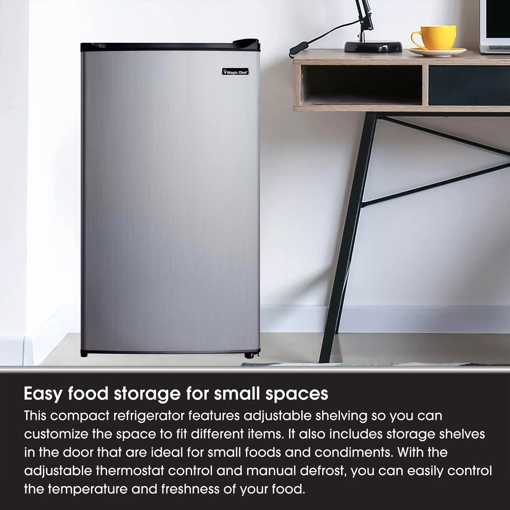 18.5 inch 3.5 Cu. ft. Compact Refrigerator Single Door J281
