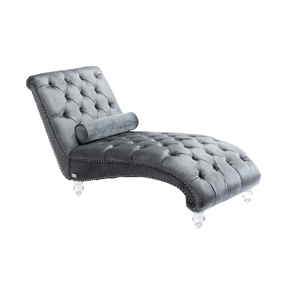 Leisure Concubine Sofa With Acrylic Feet X1832