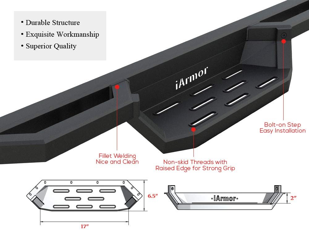 Aluminum Drop Steps Running Boards O932066