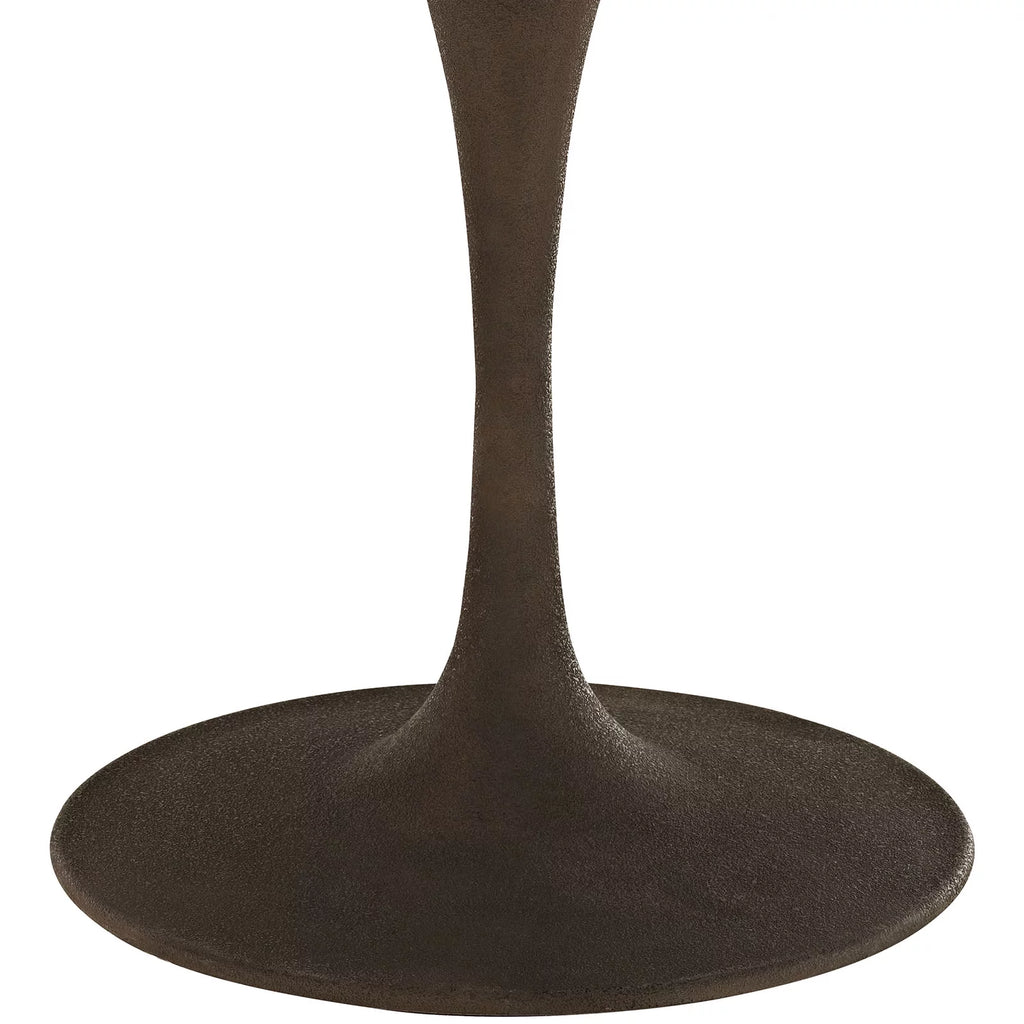 48" Round Wood Top Dining Table D6966