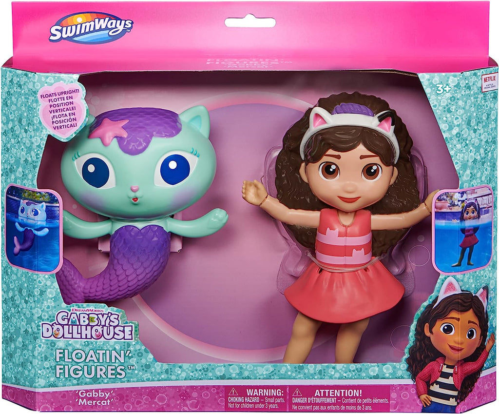Gabby & Mercat 2-Pack Swimming Pool Toys for Kids Aged 3 & Up P25359