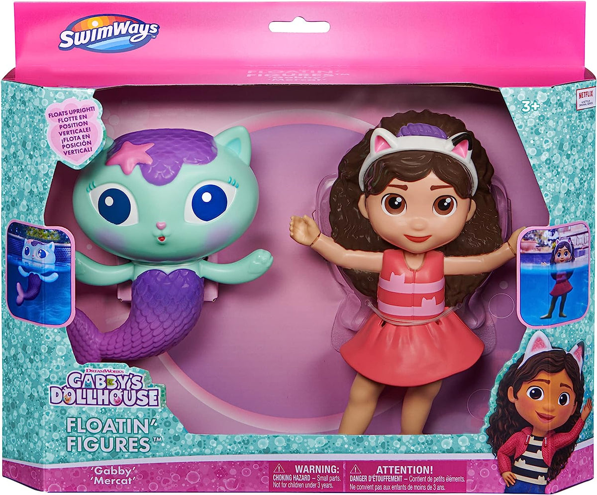Gabby & Mercat 2-Pack Swimming Pool Toys for Kids Aged 3 & Up P25359