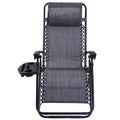 Gray Reclining Folding Zero Gravity Chair M154