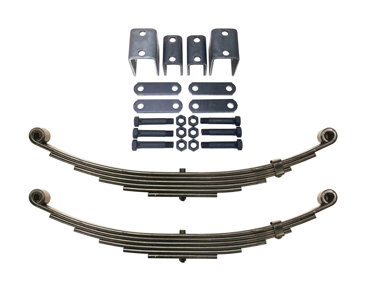 Single Trailer Axle Suspension Kit with Leaf Springs Hanger Kit A3859
