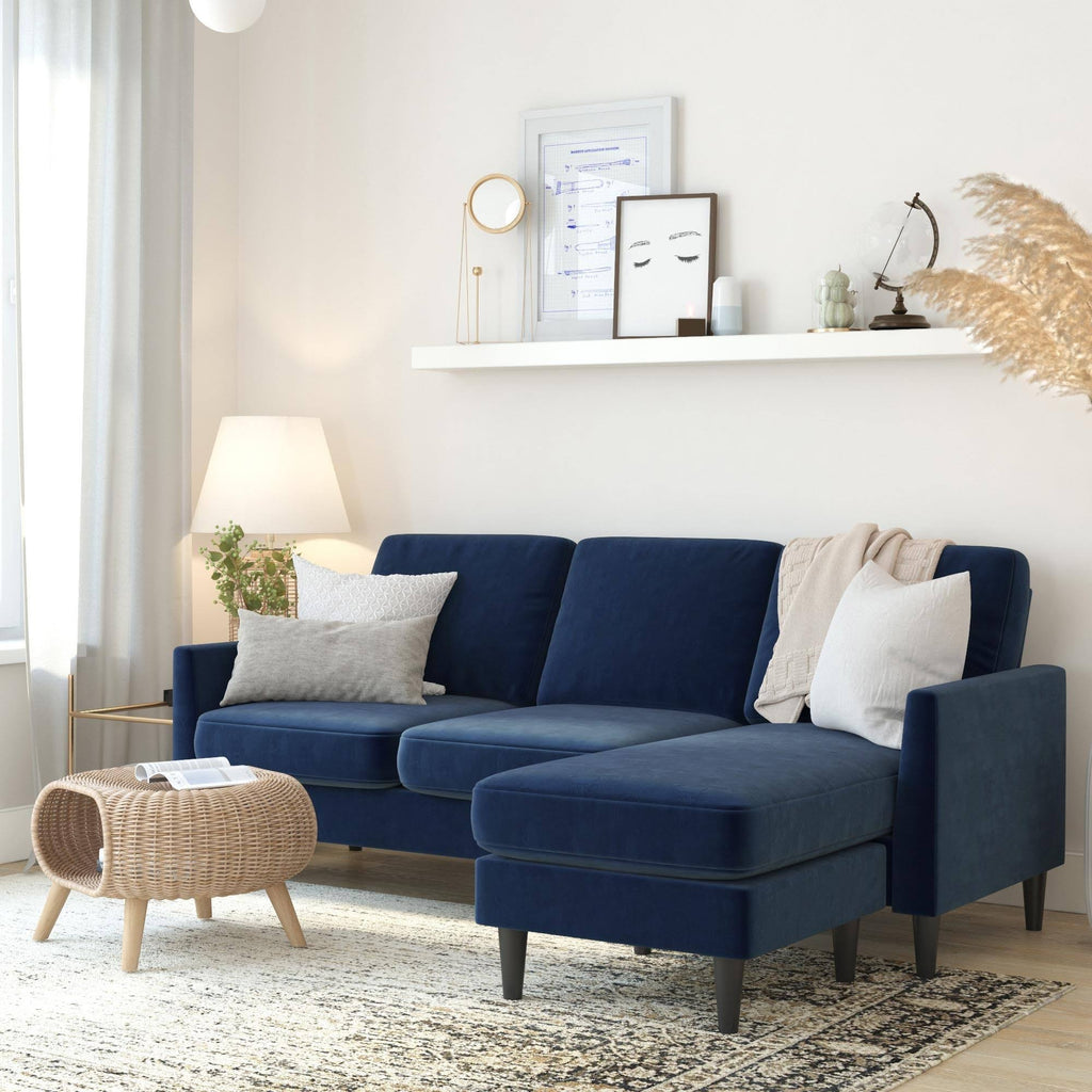 Light Gray Linen Sofa Sectional K983