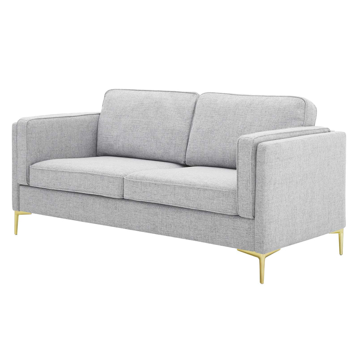 Light Grey Fabric Sofa C77258