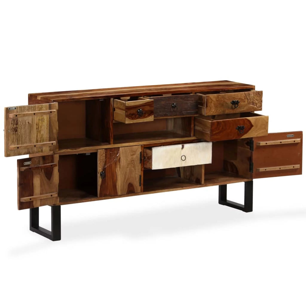 Solid Sheesham Wood Sideboard L60979