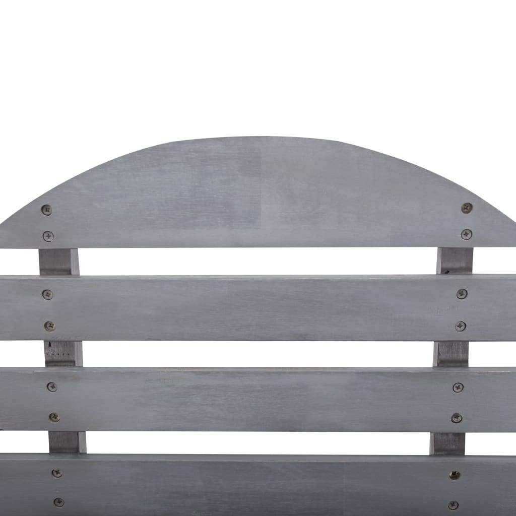Gray Solid Acacia Wood Adirondack Chair X341