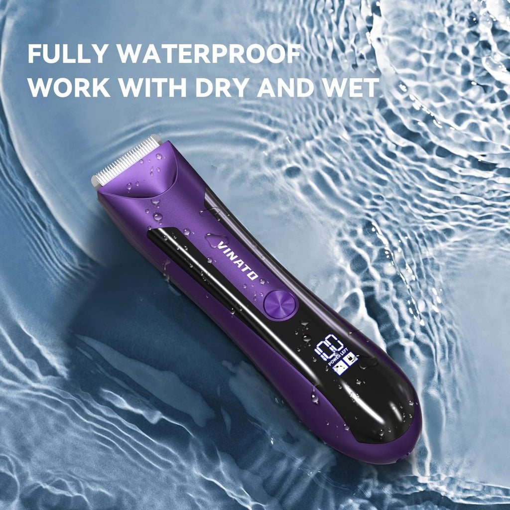 Waterproof Electric Body Hair Trimmer with Ceramic Blade A218584