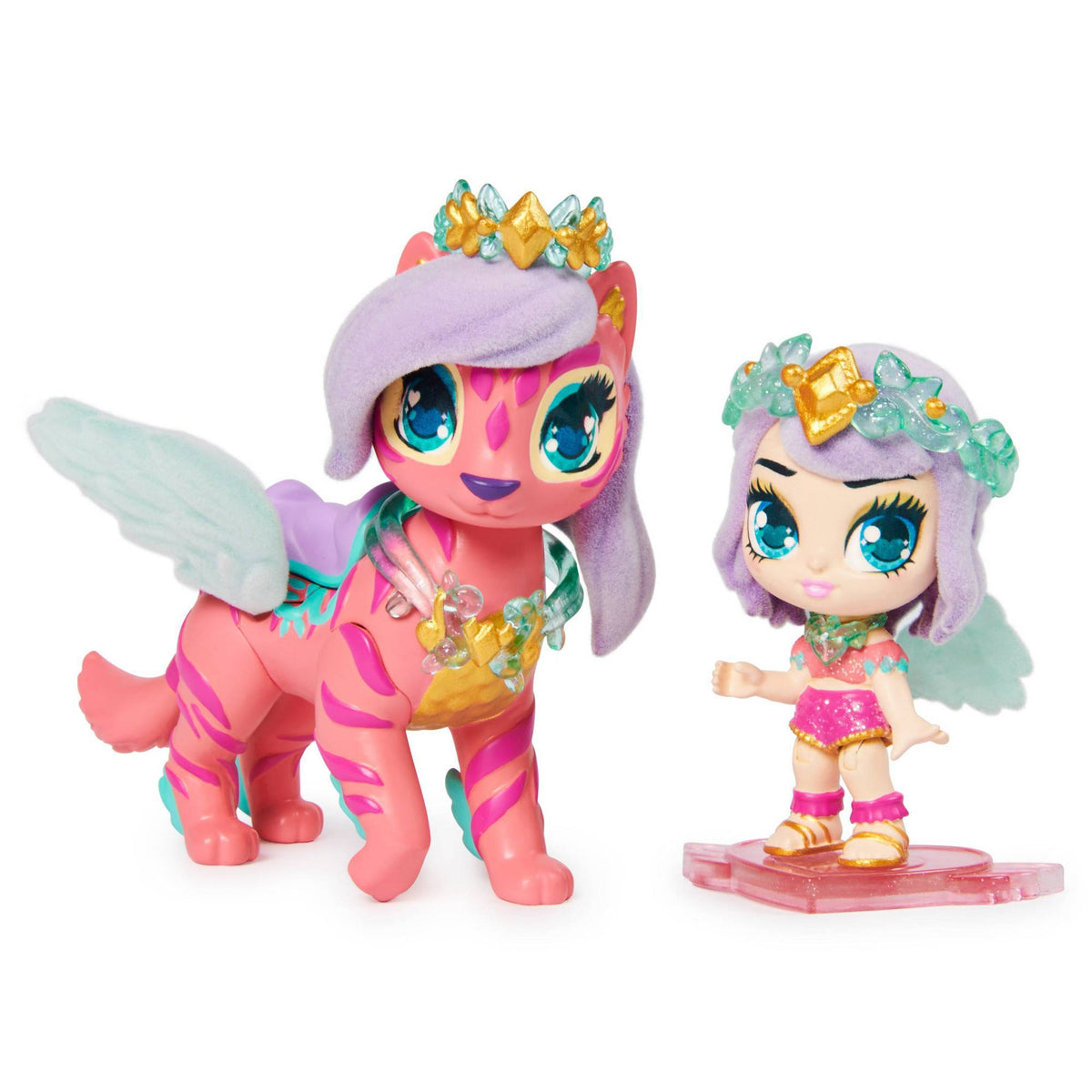 Radiant Roxy Pixie & Tigrette Glider Hatchimal Set E6456