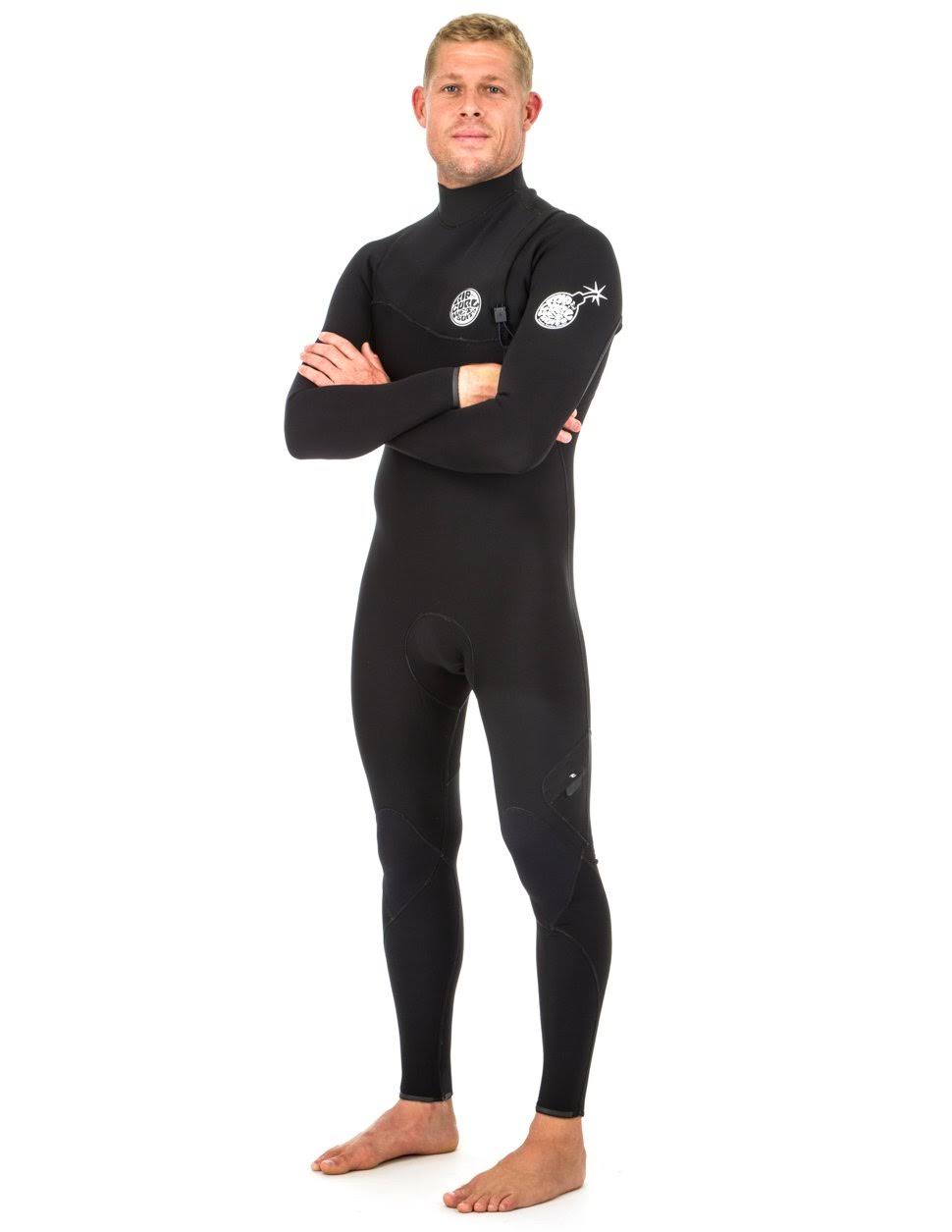 Black 3/2mm Zip Free Wetsuit R695447