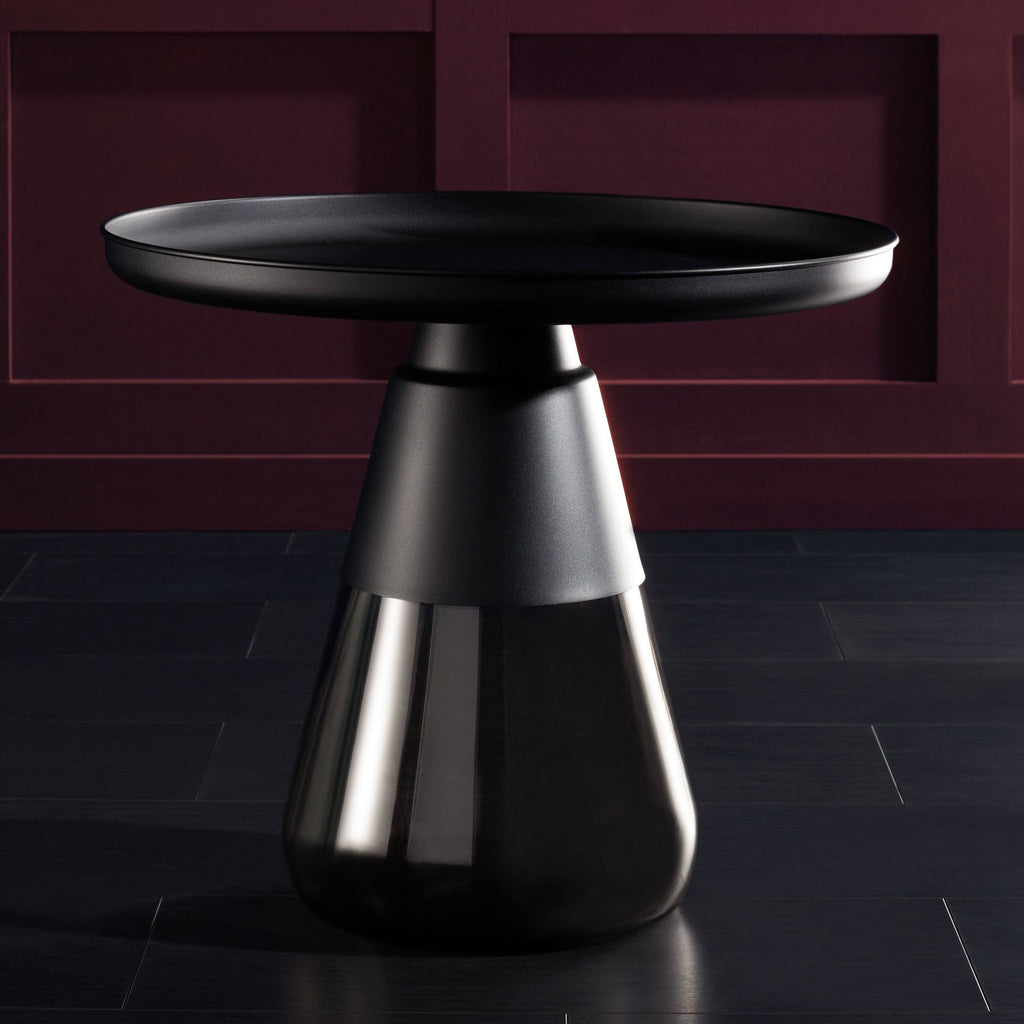 Black and Grey Glass Base Table A419436