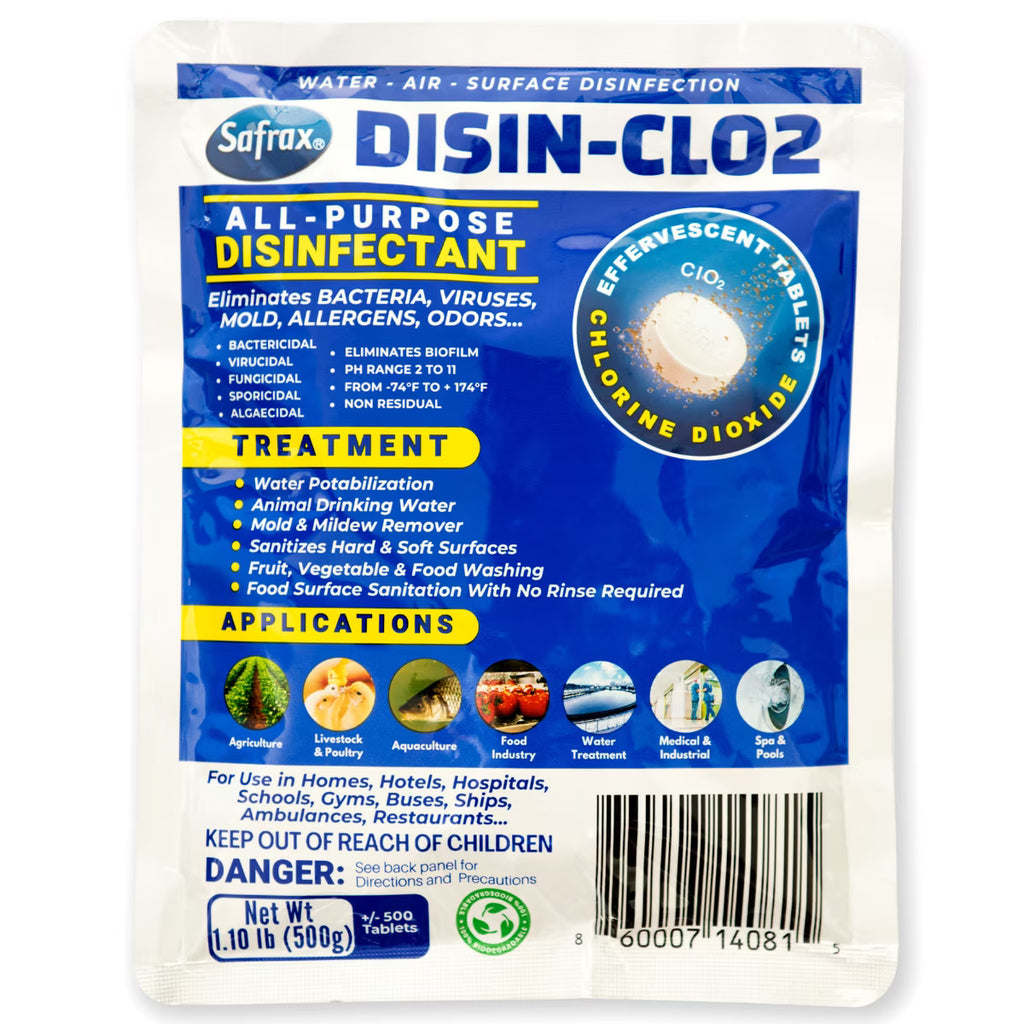 Chlorine Dioxide Tablets for Disinfection, 500 grams V421