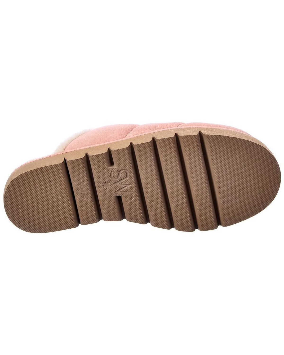 Pink Suede Mule I119