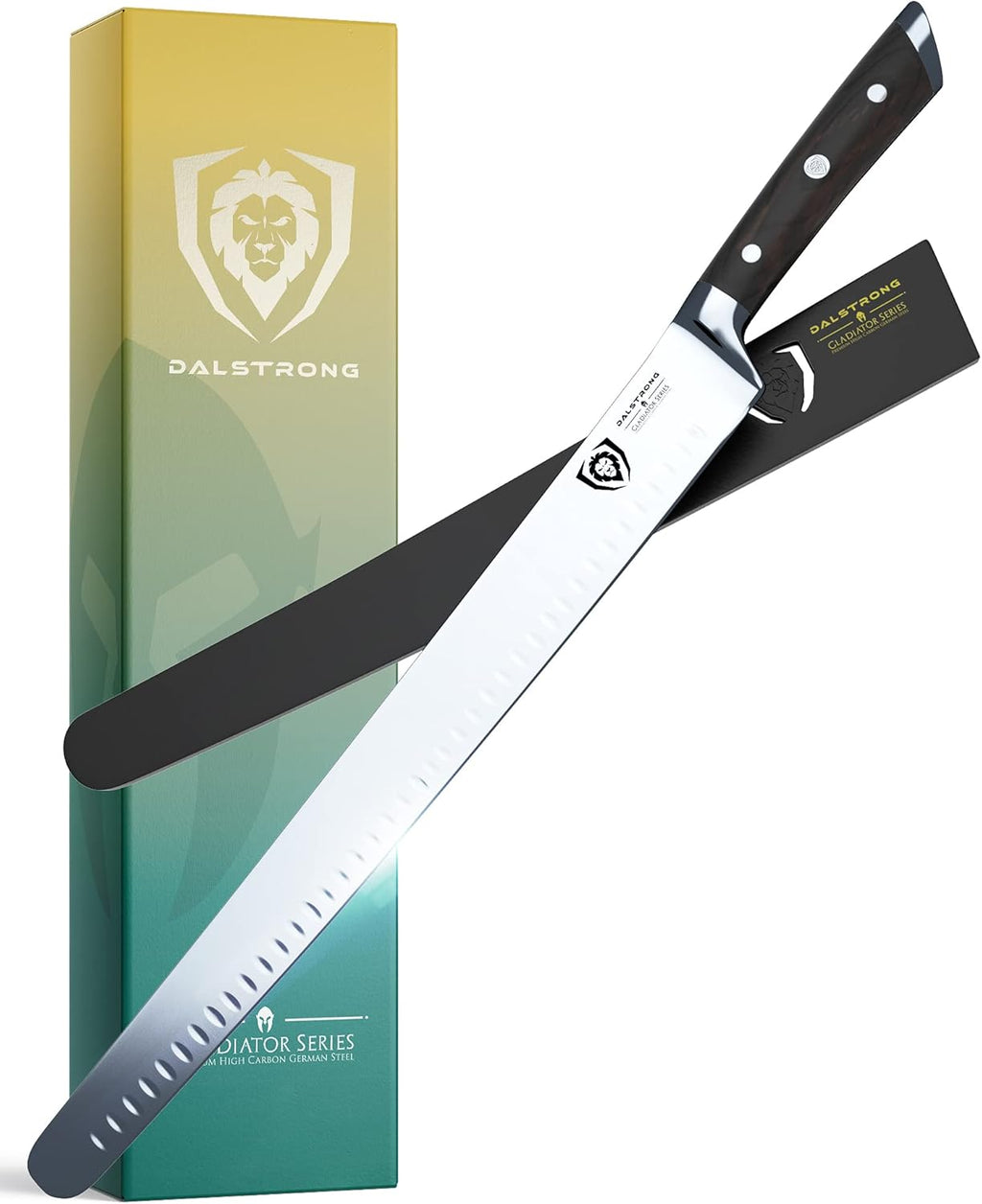 12 Inch German HC Steel Slicing Knife with Sheath R1638