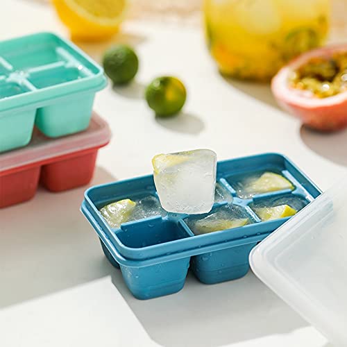 3 Pack Mini Ice Cube Trays with Lid Silicone B194283
