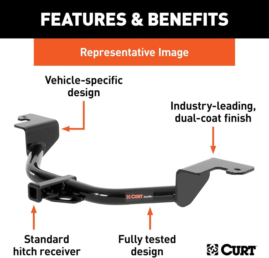 Class 2 Trailer Hitch, 1-1/4-Inch Receiver I95017