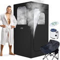 Navy Blue Portable Steam Sauna with Chair F3729