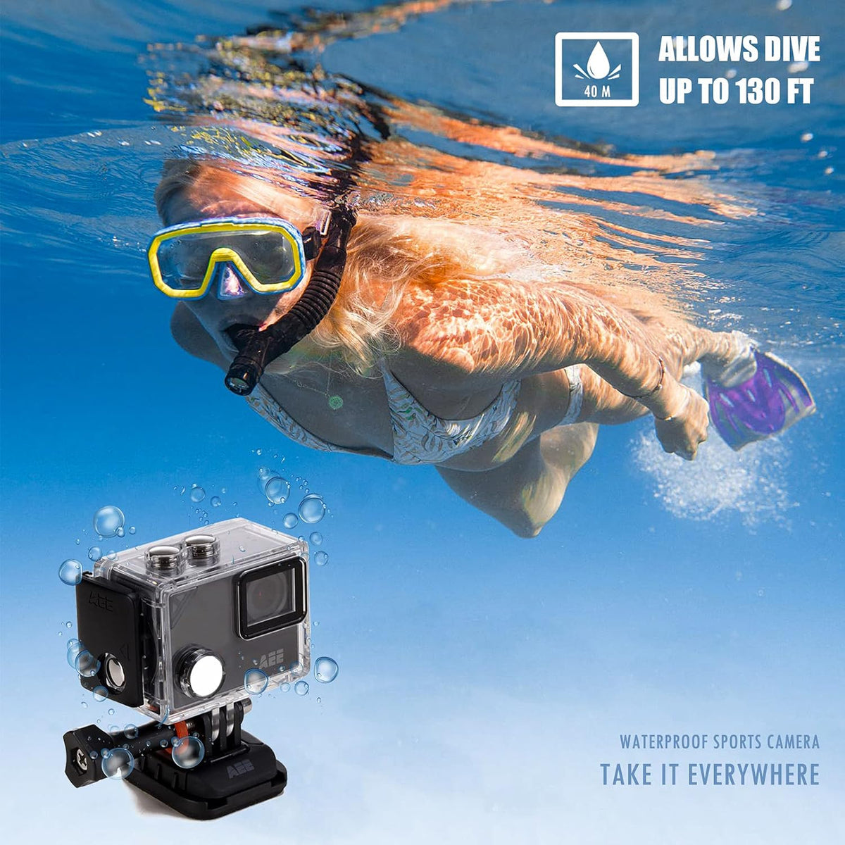 4K WiFi Waterproof Sports Action Camera O245631