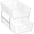 2 Tier Pull-Out Sliding Drawer Under-Sink Storage Organizer Tray F3594