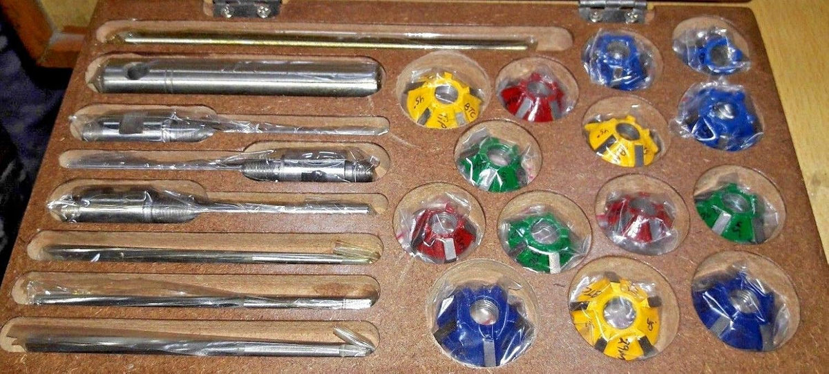 15 pcs Carbide Tipped Valve Seat Cutter Set K378136