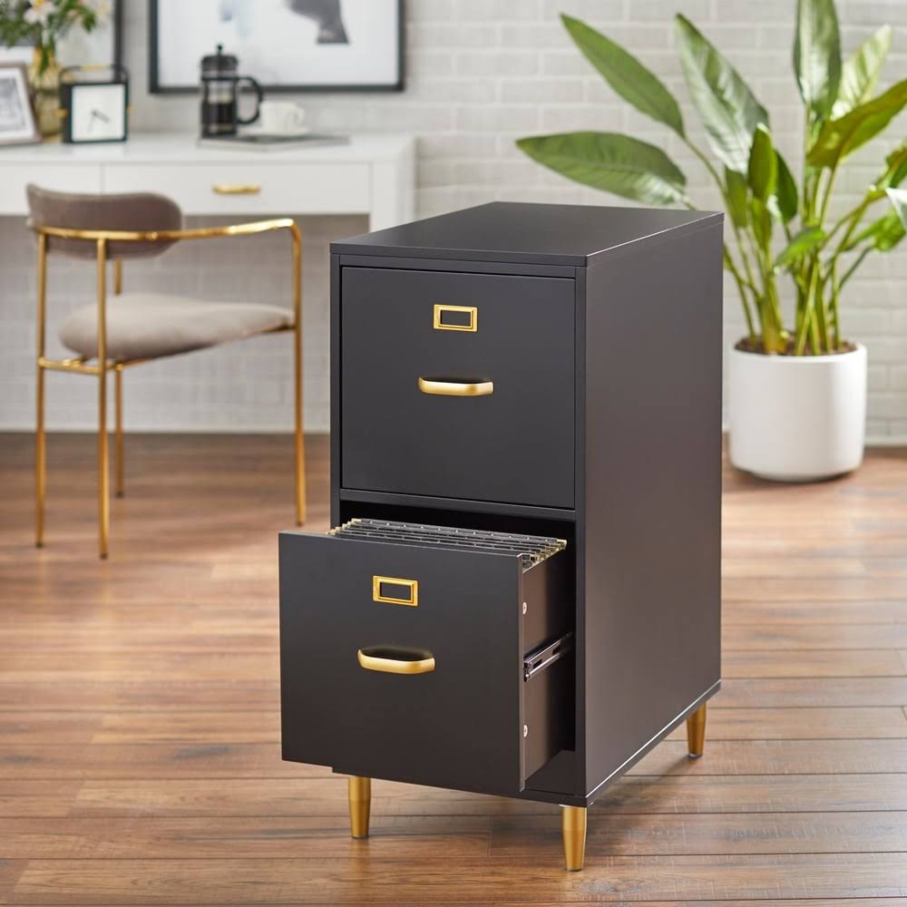 White 2-Drawer File Cabinet E44576