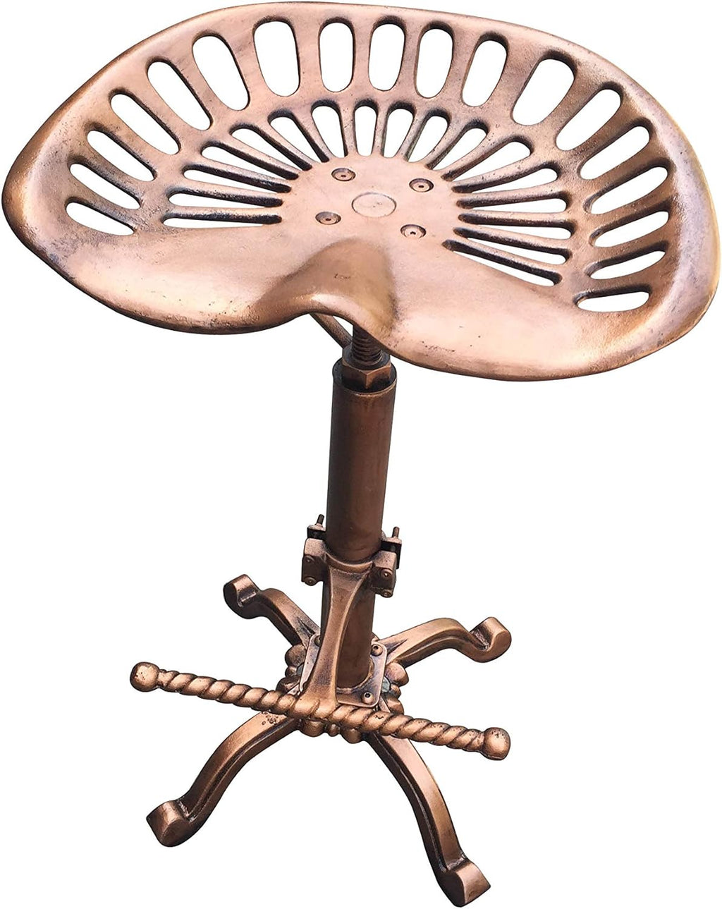 Adjustable Cast Iron Tractor Seat Stool W3177