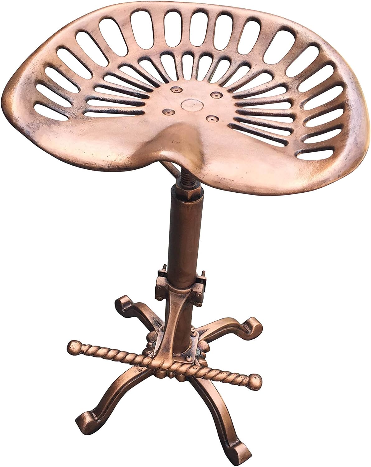 Adjustable Cast Iron Tractor Seat Stool W3177