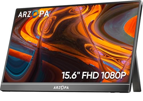 15.6'' FHD 1080P IPS Portable Monitor with USB C & HDMI J80682