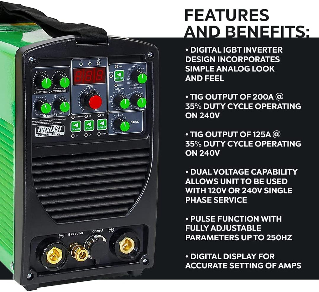 DC STICK TIG Welder 110v/220v Dual Voltage V7647