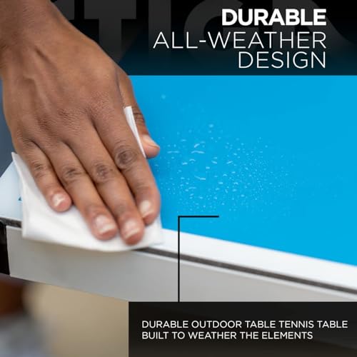 All Weather Aluminum Outdoor Table Tennis Table with Net & Post A2196