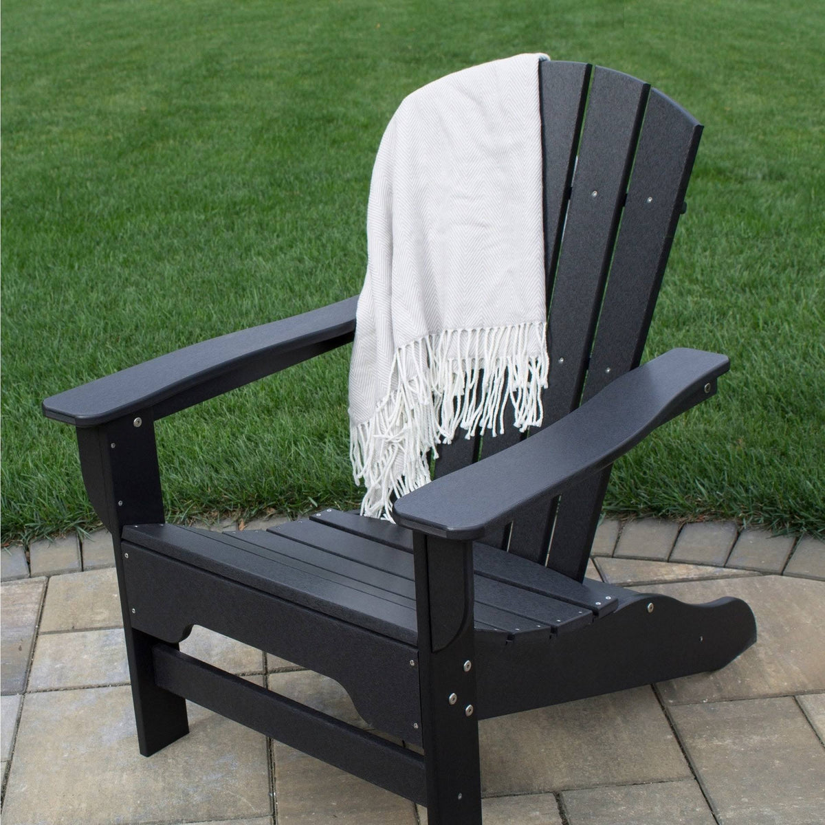 White Recycled Plastic Adirondack Chair W42508