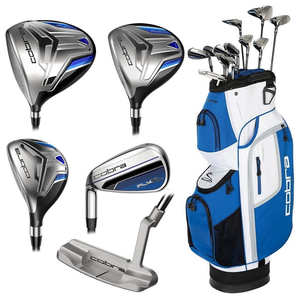 Cobra FLY-XL Complete Set w/ Cart Bag RH Graphite (A) A62629
