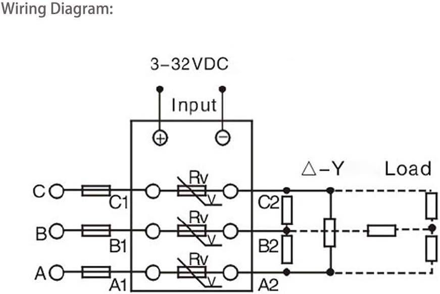 Solid State Relay 3 Phase 80A J955