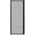 Black Aluminum Frame Retractable Screen Door S8356