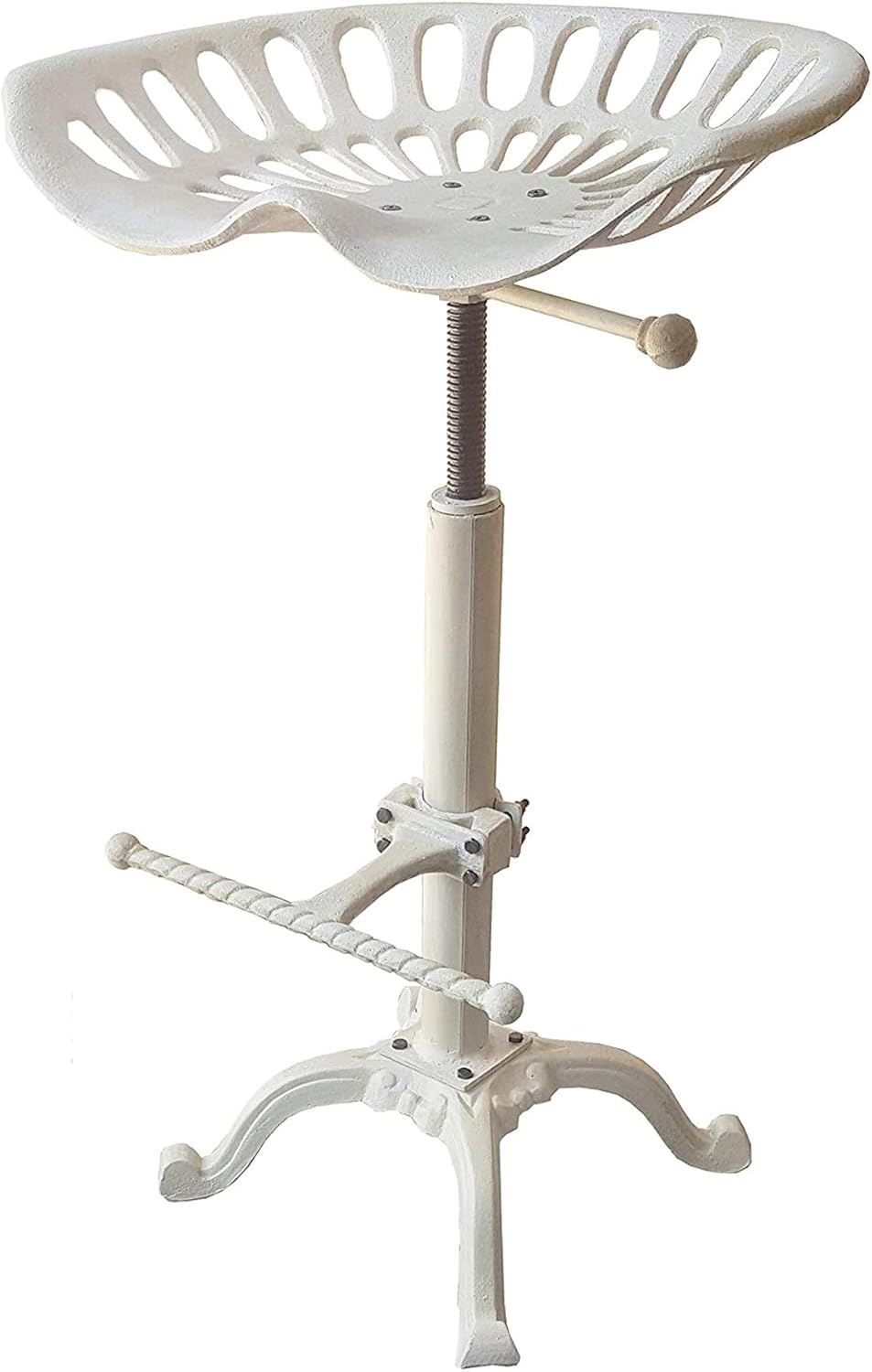 Adjustable Cast Iron Tractor Seat Stool W3177