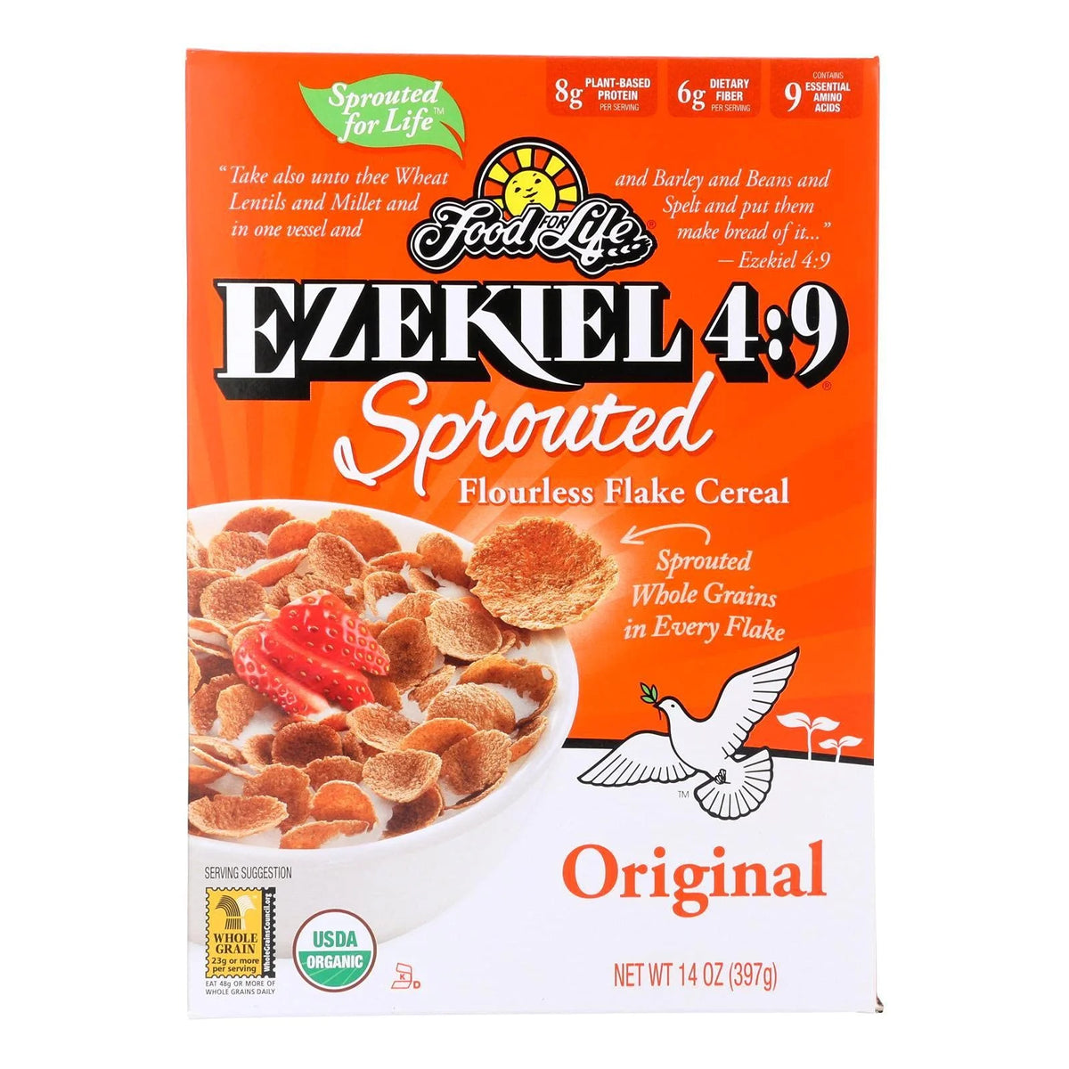 14 Oz Pack Of 6 Ezekiel Sprouted Grain Cereal L423663