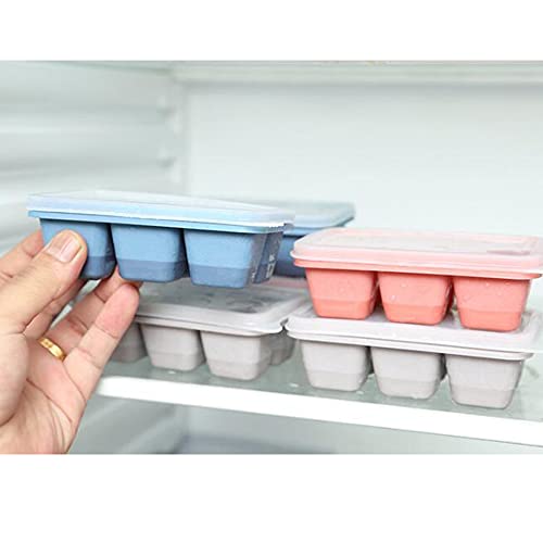 3 Pack Mini Ice Cube Trays with Lid Silicone B194283