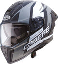 Matt Black Anthracite White Helmet B301