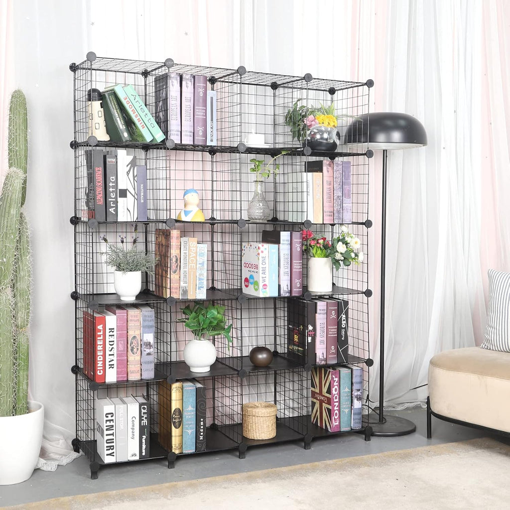 20 Cube Wire Storage Organizer Shelves I1831